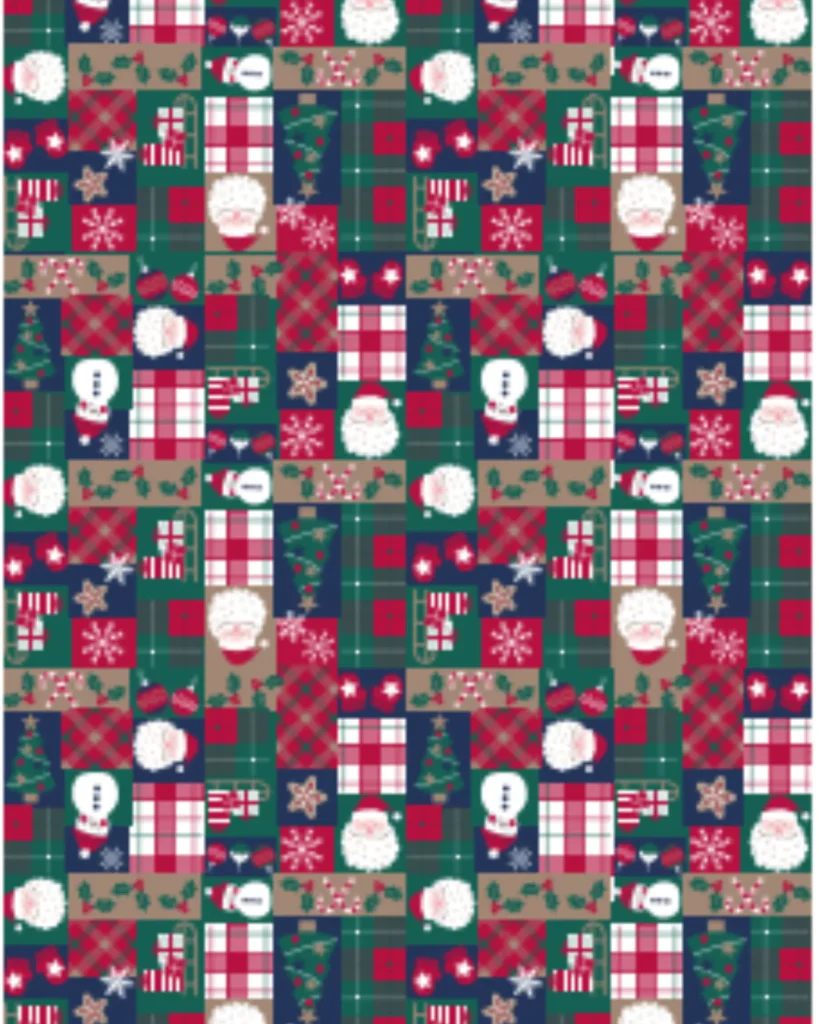 Plaid Natalizio Coral Navidad Kissimo Biancaluna - Image 2