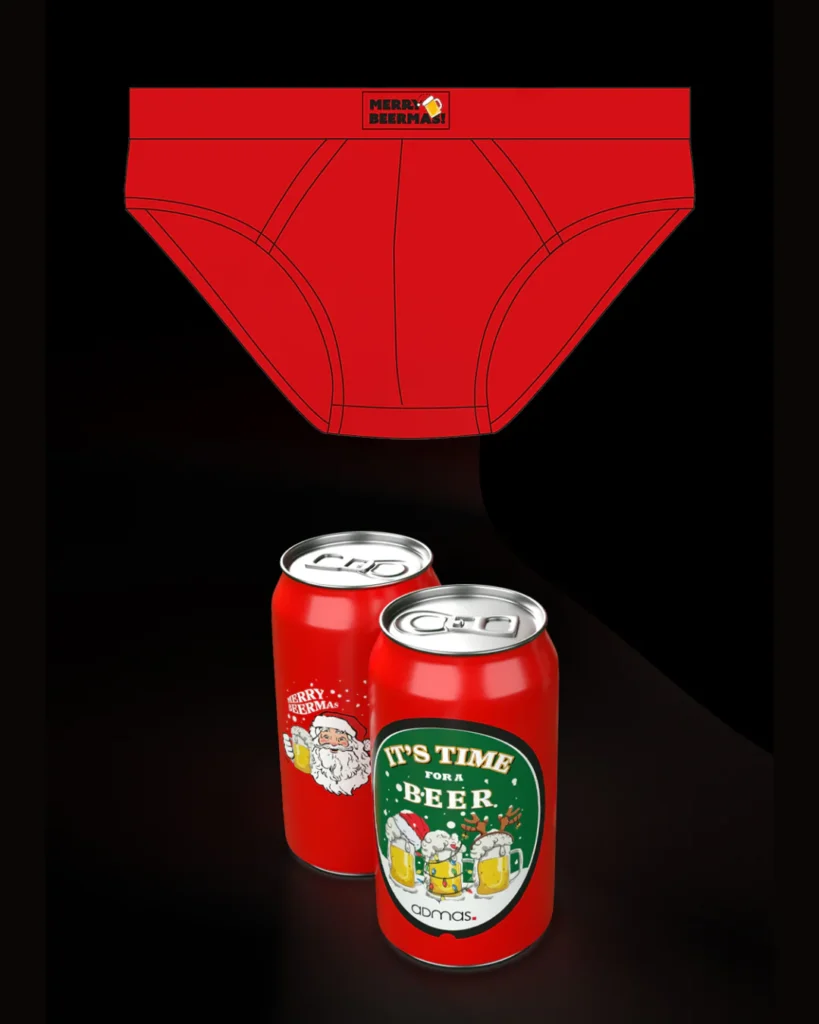 Slip Uomo Rosso Admas