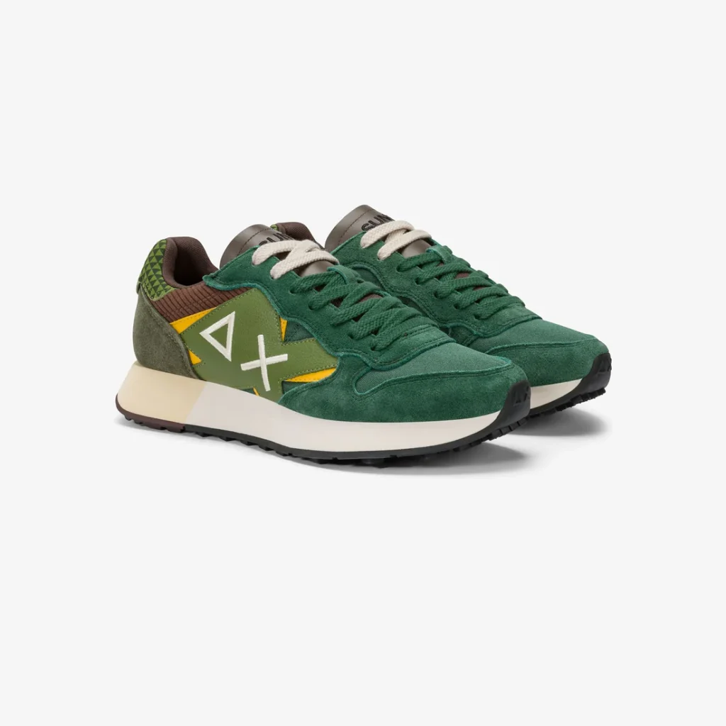 Sneakers Uomo Jaki Winter in nylon e suede volpe Sun68 - Image 2