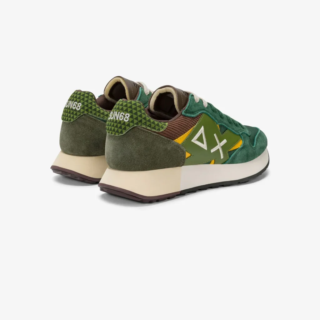 Sneakers Uomo Jaki Winter in nylon e suede volpe Sun68 - Image 3