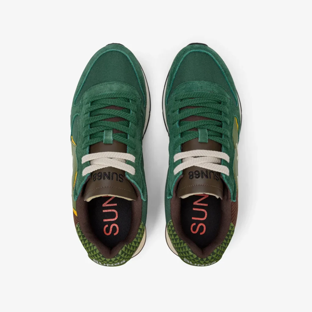 Sneakers Uomo Jaki Winter in nylon e suede volpe Sun68 - Image 4