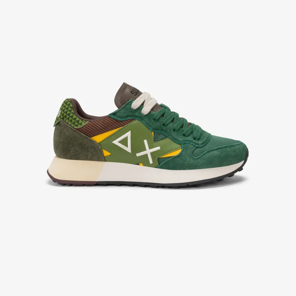 Sneakers Uomo Jaki Winter in nylon e suede volpe Sun68
