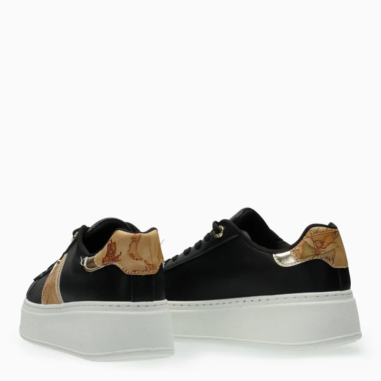 Scarpe Sneakers Donna Black Alviero Martini prima classe - Image 3