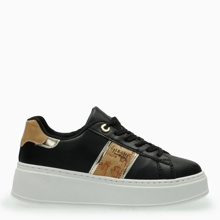 Scarpe Sneakers Donna Black Alviero Martini prima classe