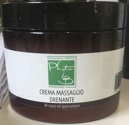 crema massaggio drenante al rusco e ippocastano 500 ml