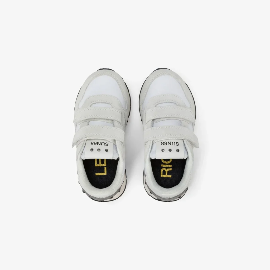 Scarpe Sneaker Bambina con cinturini bianco panna Sun68 - Image 4
