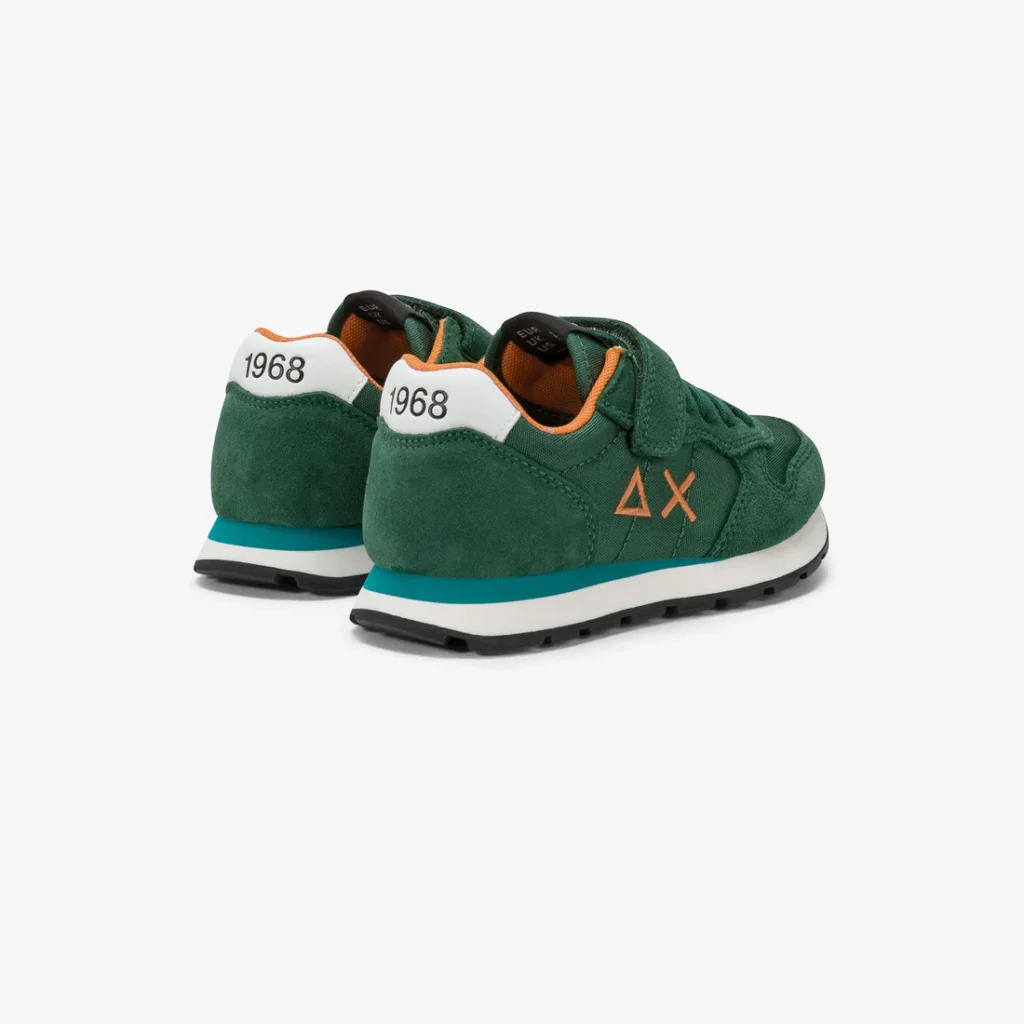 Scarpe Sneakers Bambino Tom Solid Verde scuro Sun68 - Image 3