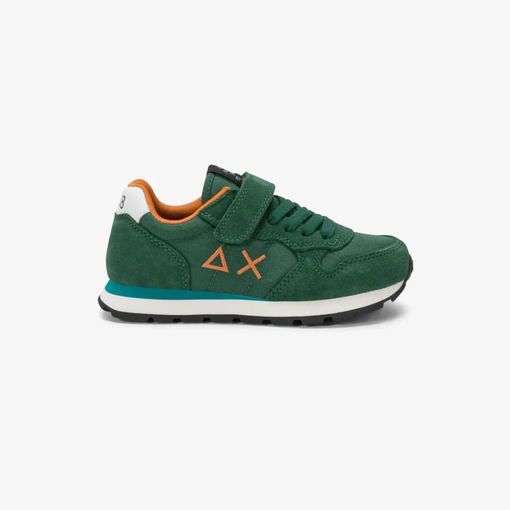 Scarpe Sneakers Bambino Tom Solid Verde scuro Sun68