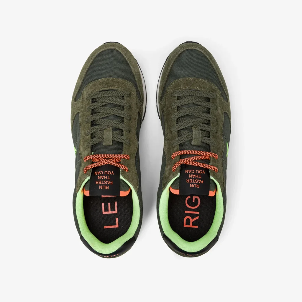 Sneakers Uomo Tom Fluo Militare Scuro Sun68 - Image 4
