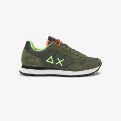 Sneakers Uomo Tom Fluo Militare Scuro Sun68
