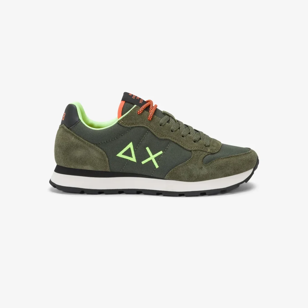 Sneakers Uomo Tom Fluo Militare Scuro Sun68