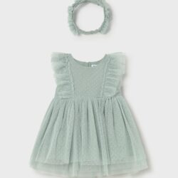 Vestito Neonata Verde