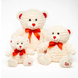 orso peluche beige h 100 cm