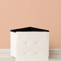 Pouf Simil Pelle Only Version 38 x 38 x 38 cm Linea Oro