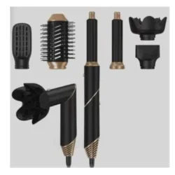SET 6 in 1 Spazzola Elettrica PHON ASCIUGACAPELLI