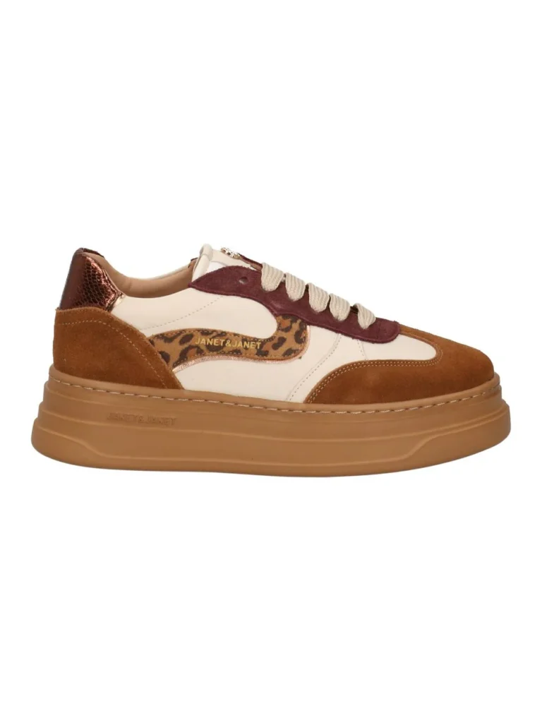 Scarpe Sneakers Donna in pelle ed ecopelle Janet & Janet