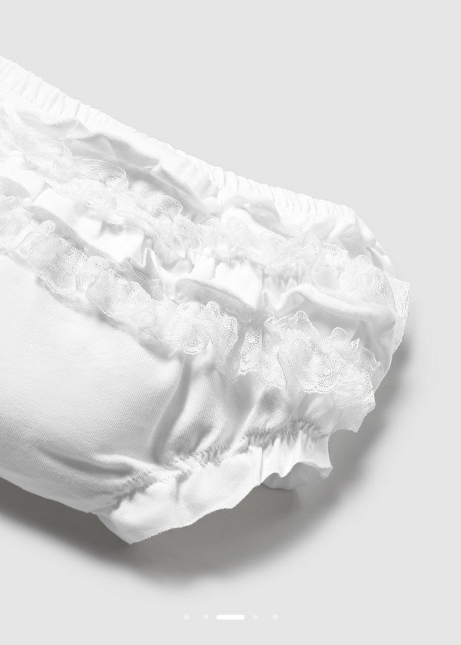 Culotte Neonata Bianco - Image 2