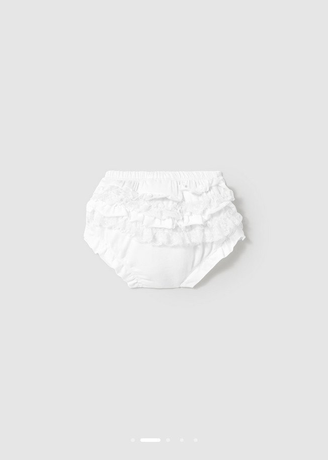 Culotte Neonata Bianco - Image 3