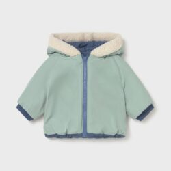 Giubbino Neonato Blu Reversibile
