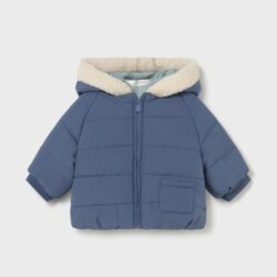 Giubbino Neonato Blu Reversibile