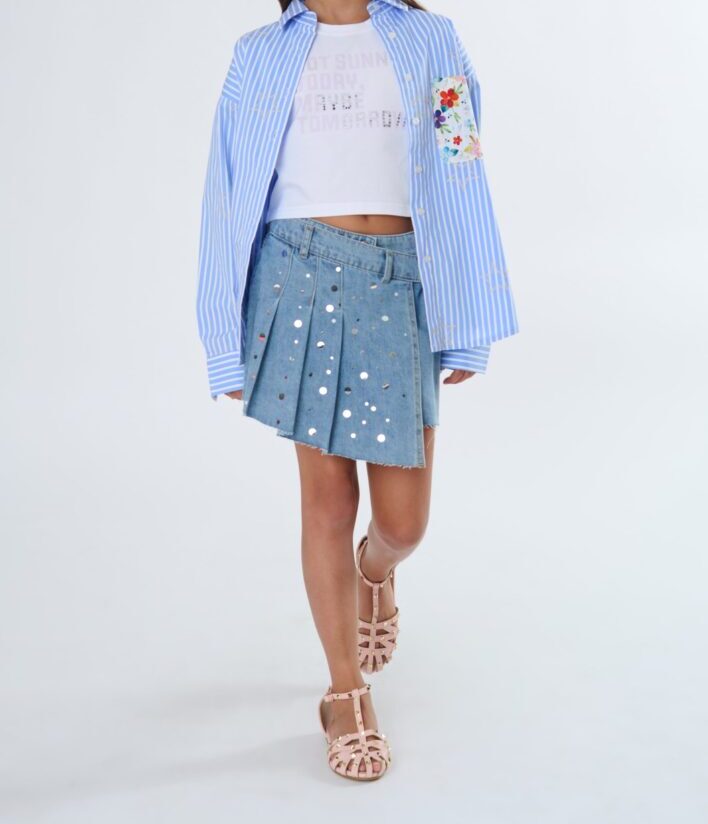 Gonna Jeans Bambina Ragazza - Image 2