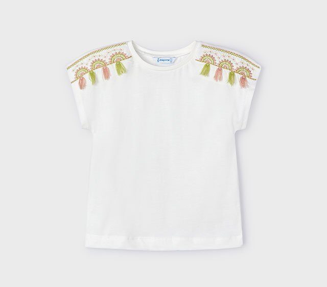 Maglia Bambina Ricamata