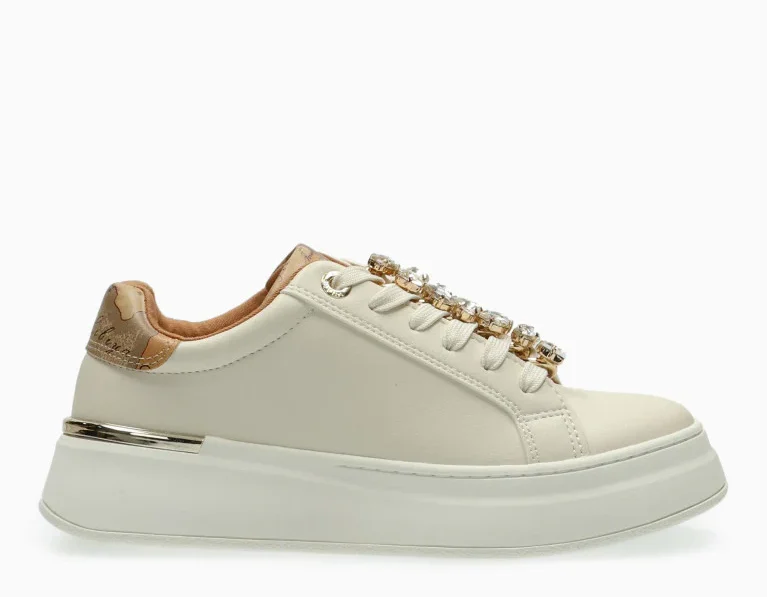 Sneaker Donna dettaglio gioiello Alviero Martini 1°Classe