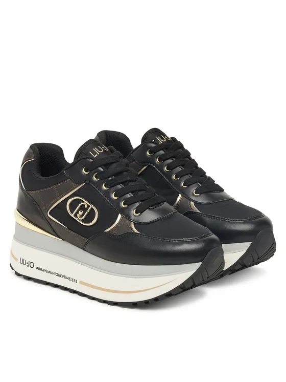 Sneakers Donna super platform in pelle LIU JO - Image 2