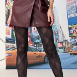 Collant Donna Moda Semi-Velato Incastro Sisi
