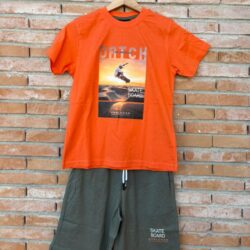 Completo Bambino Ragazzo Arancione