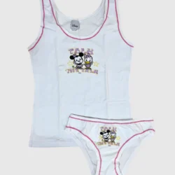 Coordinato Ragazza Canotta Spalla Larga + Slip Disney