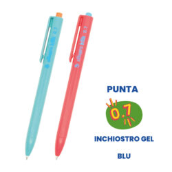 penna gel a scatto spil allegra punta 0.7 mm