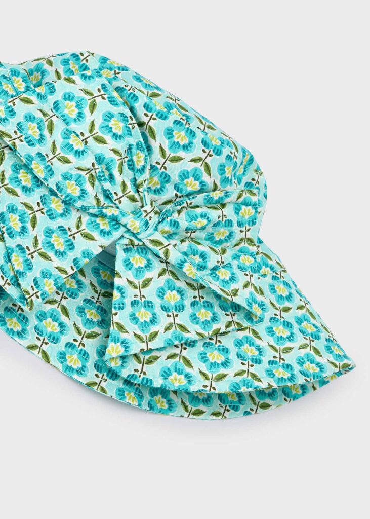 Cappello Neonata Bambina Fiori - Image 2