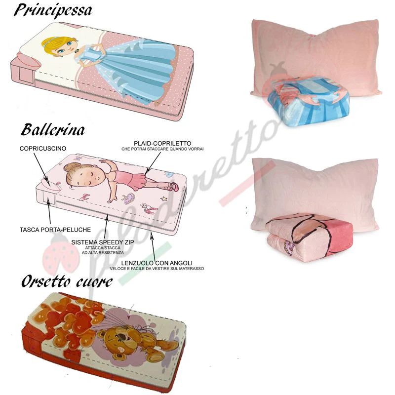 Completo Letto Singolo Bambina YOYO S&G