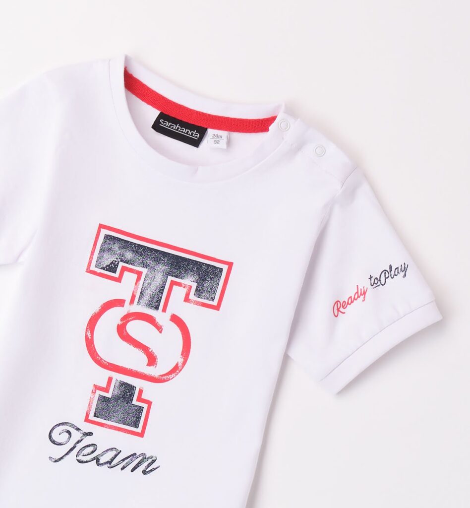 T-shirt Bambino Bianca - Image 2