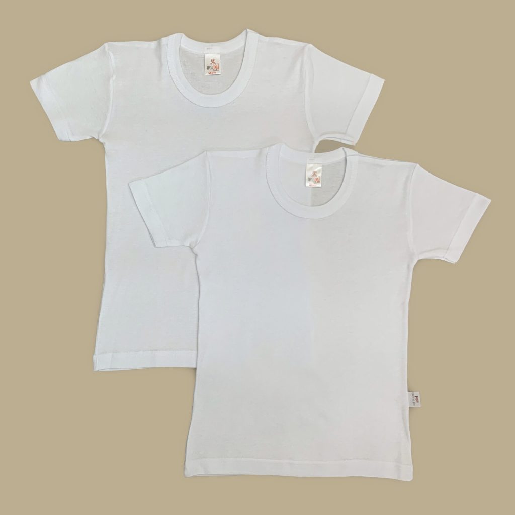 Coppia Maglia Intima Bambino Cotone