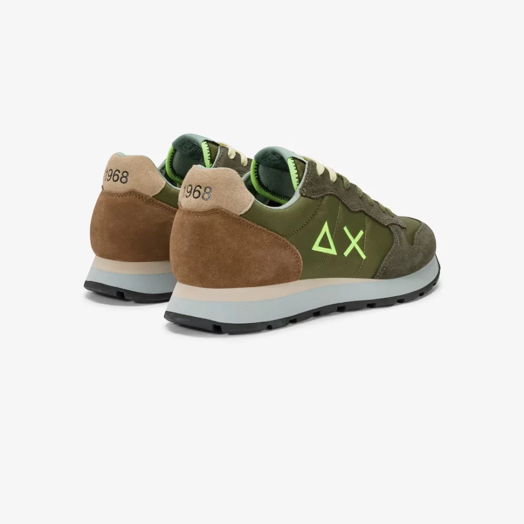 Sneaker Uomo Tom Multicolor verde militare Sun68 - Image 3