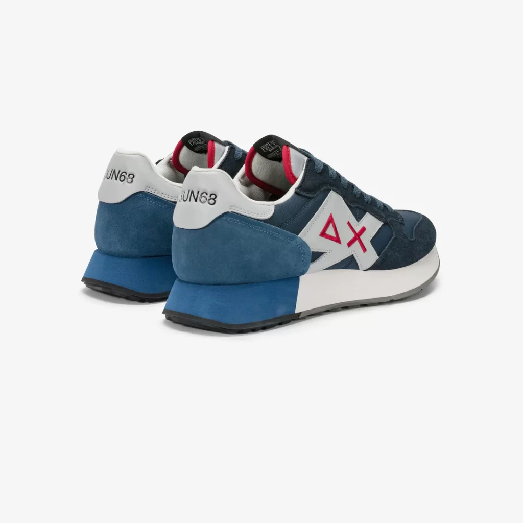 Sneakers uomo in pelle e tessuto Jaki 2.0 Solid Sun 68 - Image 3