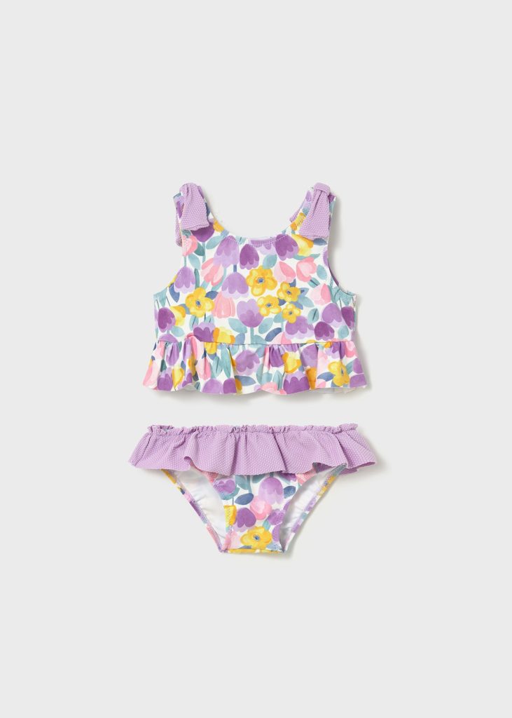 Completo Costume Neonata Lilla