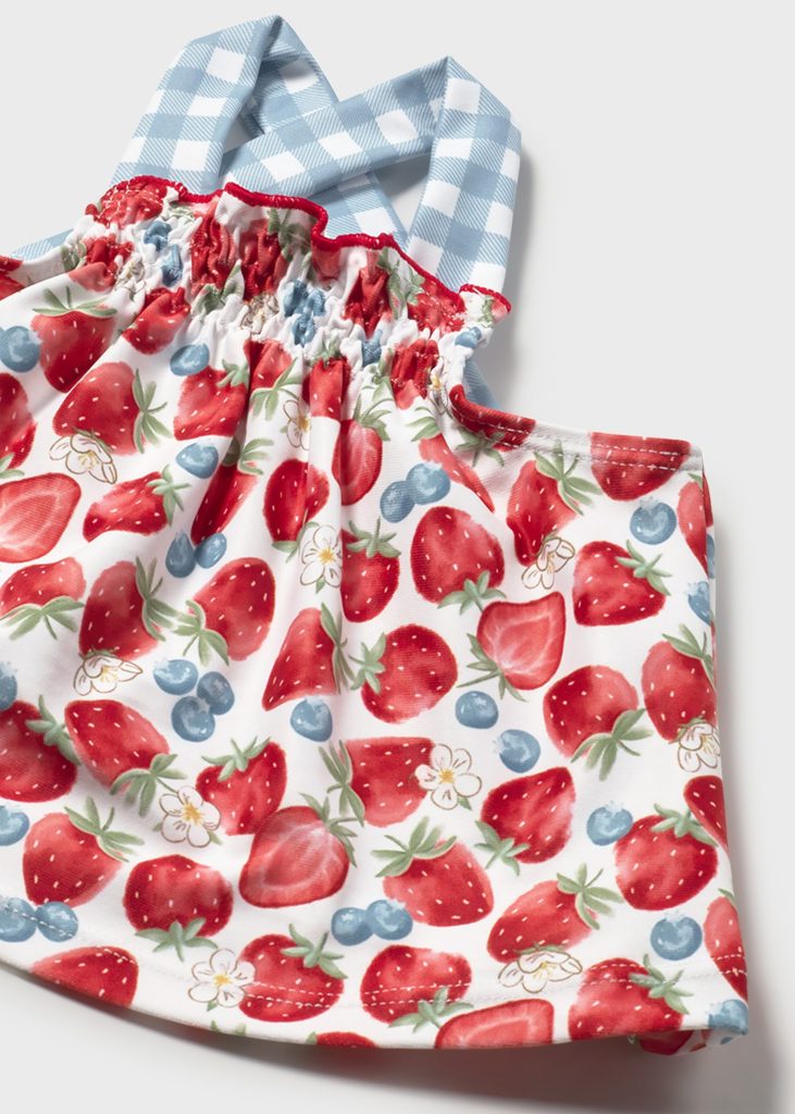 Completo Costume Neonata Rosso - Image 3