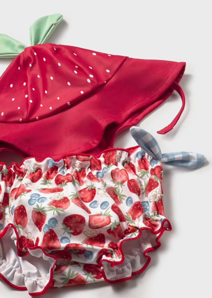Completo Costume Neonata Rosso - Image 4