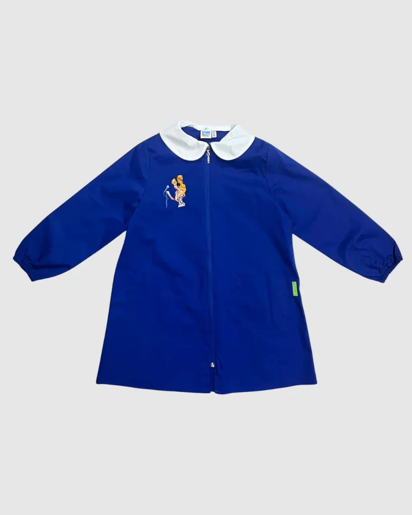 Grembiule Elementare Bambina Bluette Con Zip Siggi