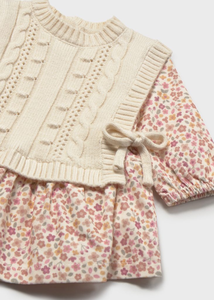 Vestito e Gilet Neonata - Image 2