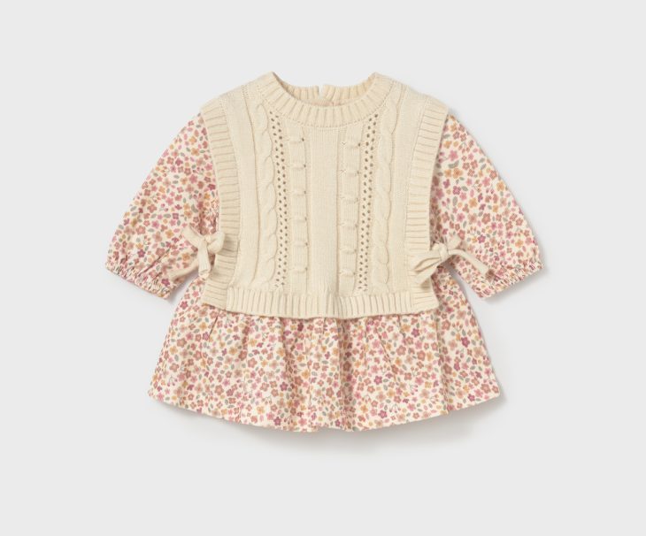 Vestito e Gilet Neonata
