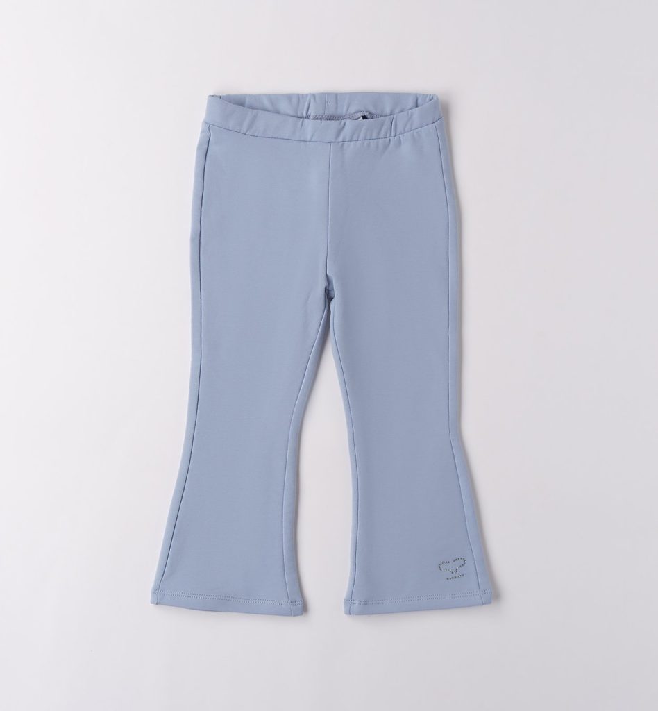 Leggings Bambina Zampa Azzurro