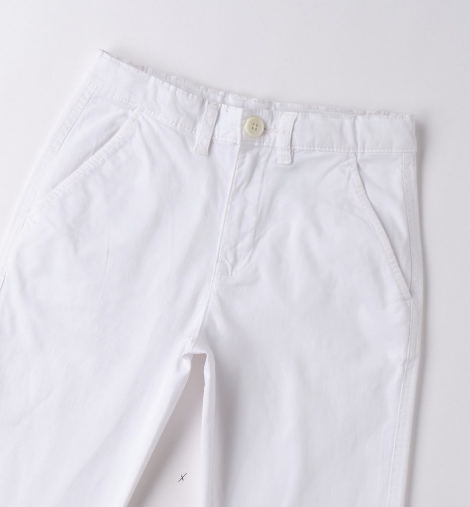 Pantalone Bambino Bianco - Image 2