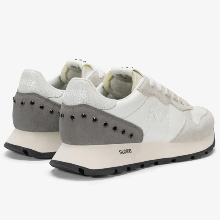 Sneakers Donna Ally Studs Colore Bianco Panna Sun68 - Image 3