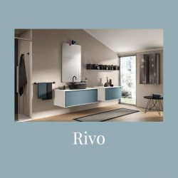 Mobile Bagno Sospeso Rivo 120cm - Finiture a Contrasto