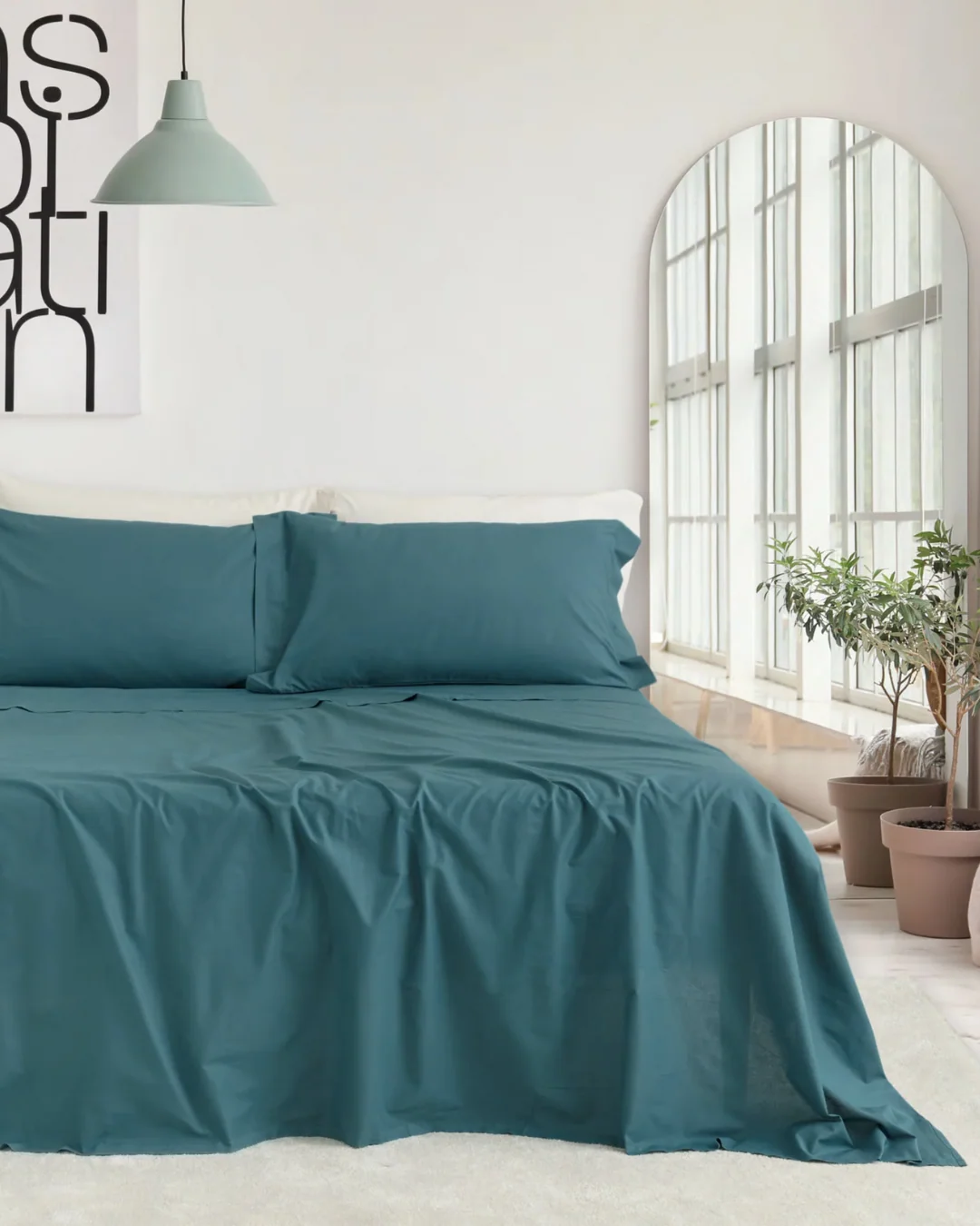 Completo Letto Francese Cotone Picasso Linea Oro - Image 2