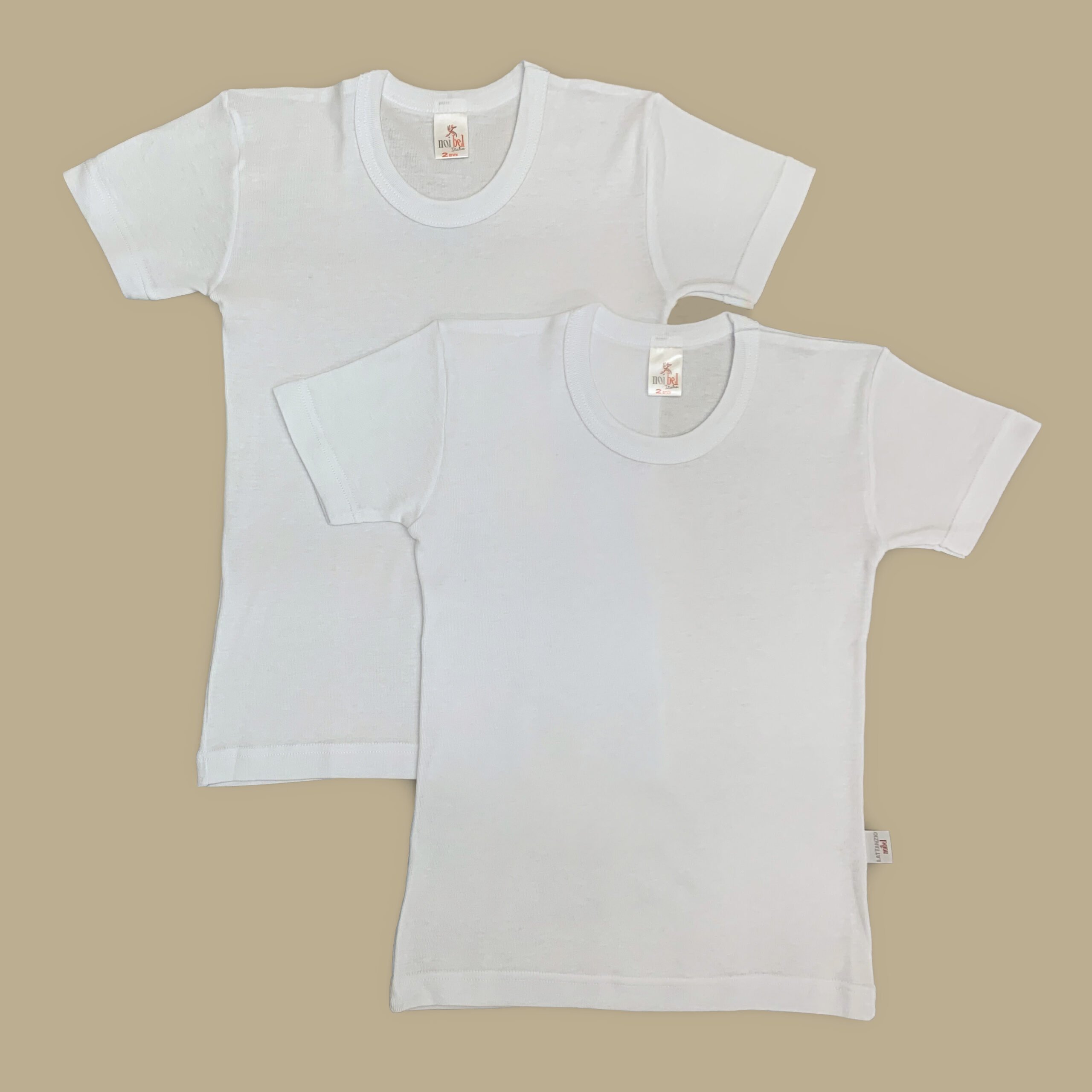 Coppia Maglia Intima Bambino Ragazzo Cotone